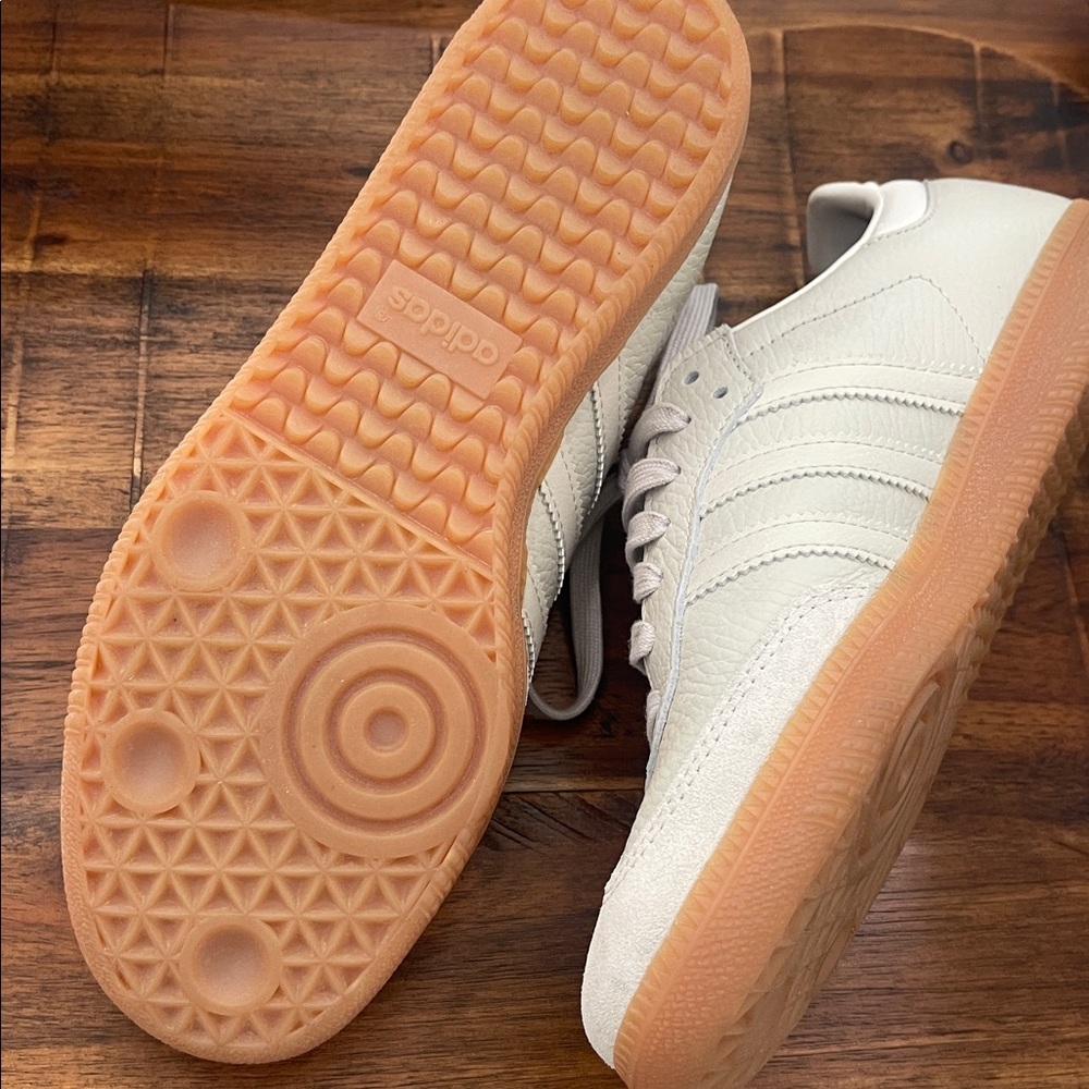 Adidas Samba OG Women’s Aluminum Gum Beige IE7013 size 6.5 - Picture 7 of 16
